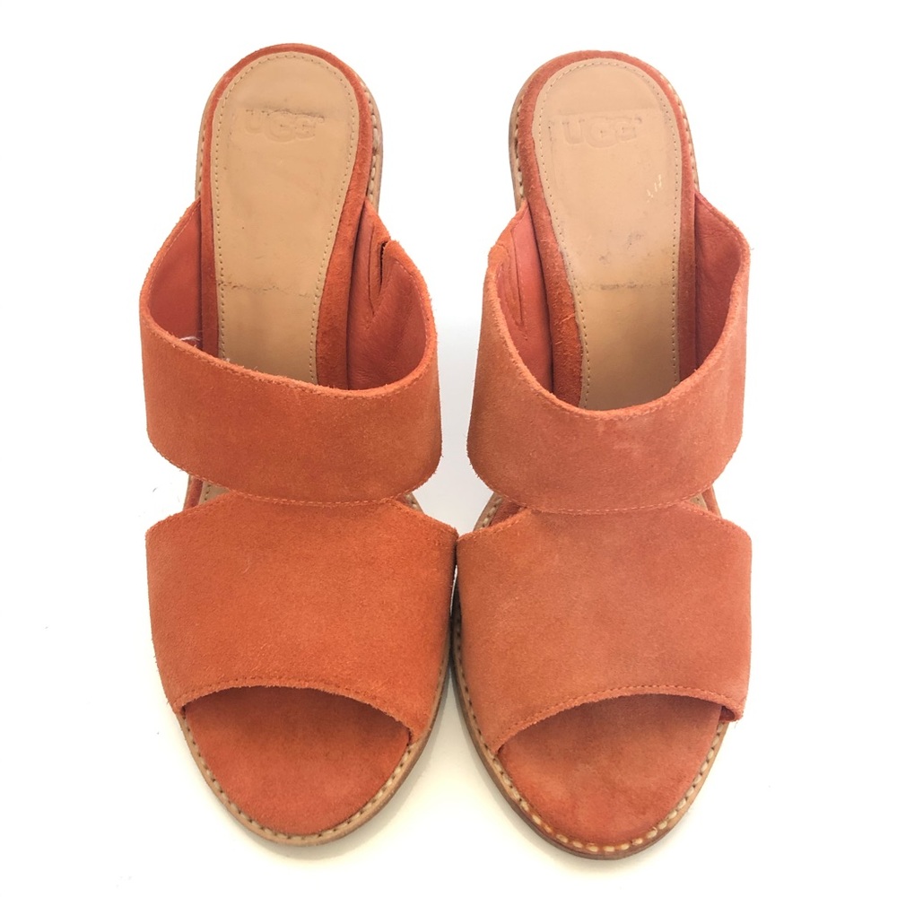 NWOT - UGG Chunky Orange Heels